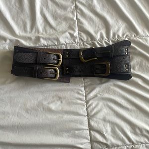 Cabi leather waist belt